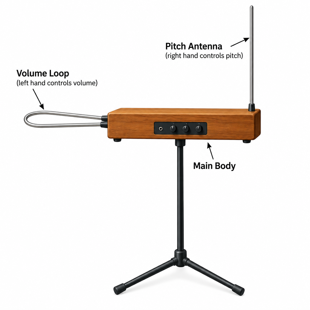 Theremin Anatomy Diagram