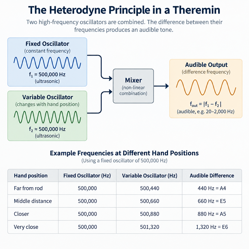 Heterodyne Frequency Table