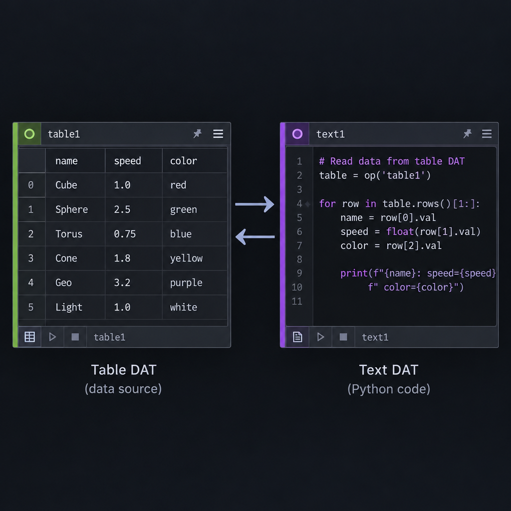 DAT Table and Python Script Viewer