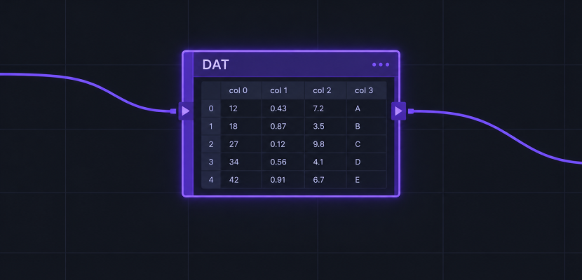 TouchDesigner DAT Node Hero