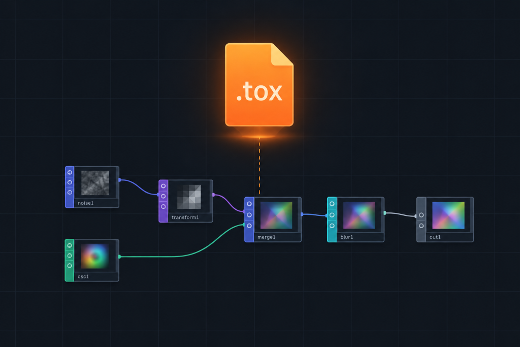 What a .tox File Is and How to Use It in TouchDesigner