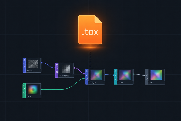 What a .tox File Is and How to Use It in TouchDesigner